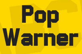 Pop Warner Font