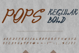 pops Font Family