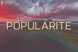 Popularite Font