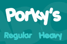 Porky’s Font Family