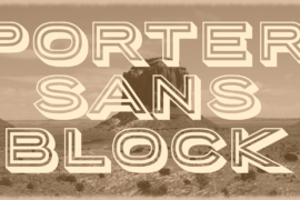 Porter Sans Block Font