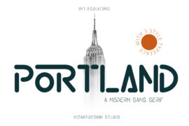 PORTLAND Font Family