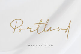 Portland Handwritten Font