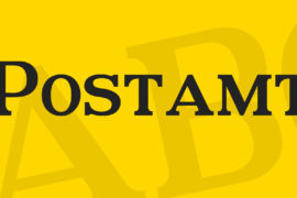 Postamt Font