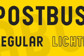 PostBus Font Family