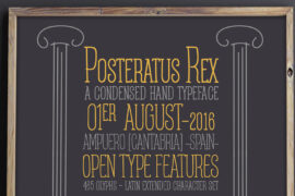 Posteratus Rex Font