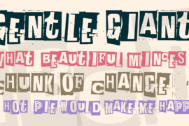 Postinkantaja Job Font