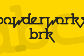 Powderworks BRK Font