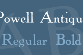 Powell Antique Font Family