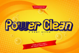 Power Clean Demo Font Family