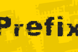 Prefix Font