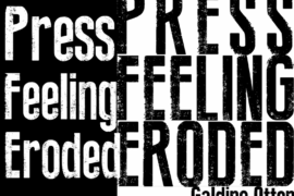 Press Feeling Eroded Font