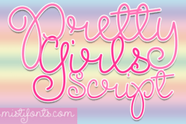 Pretty Girls Script Demo Font
