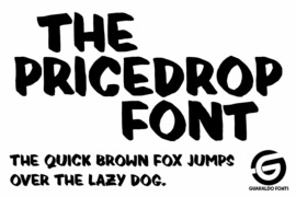 Pricedrop Font