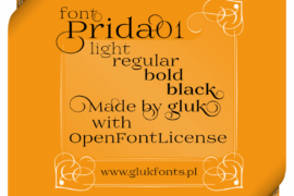 Prida01 Font Family