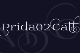 Prida02Calt Font