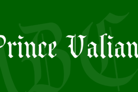 Prince Valiant Font