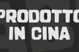Prodotto In Cina Font