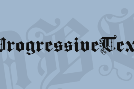 ProgressiveText Font