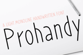Prohandy Font Family