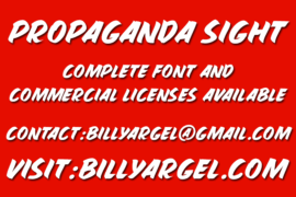 PROPAGANDA SIGHT Font Family