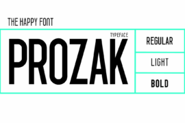 Prozak Font Family