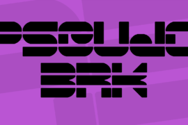 Pseudo BRK Font