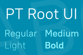 PT Root UI Font Family