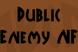 Public Enemy NF Font