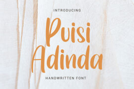 Puisi Adinda Font