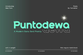 Puntodewa Font Family