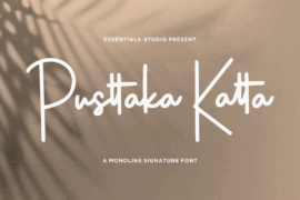 Pusttaka Katta Font