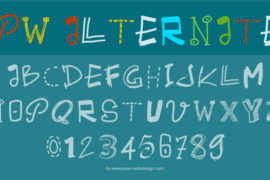 PWAlternate Font