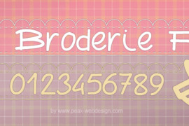 PWBroderie Font
