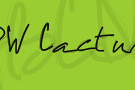 PW Cactus Font