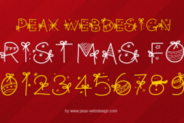 PWChristmasfont Font