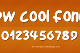PW Cool Font Font