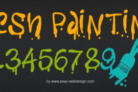 PW Fresh Paintings Font