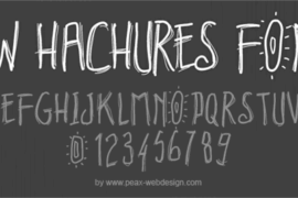 PWHachures Font