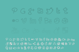 PWHandySocialIcons Font