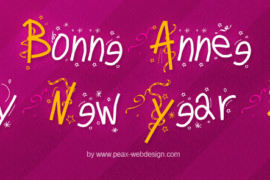 PW Happy New Year Font