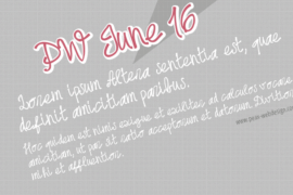 PWjune16 Font