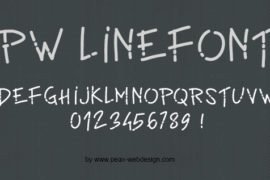 PWLinefont Font