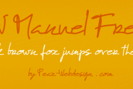 PWManuelfree Font