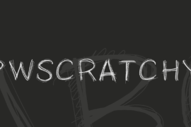 PWScratchy Font