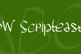 PW Scriptease Font