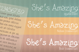PW Shes Amazing Font