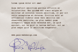 PWsignaturefont Font