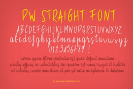 PWStraight Font