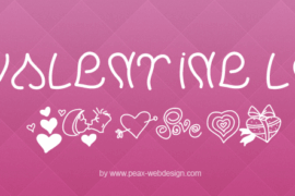 PW Valentine Love Font